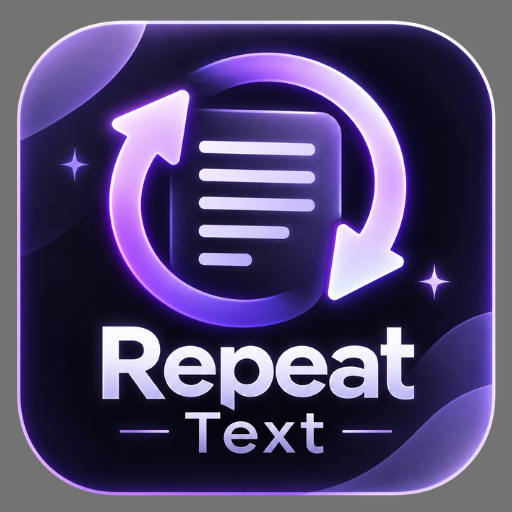 Repeat Text Logo